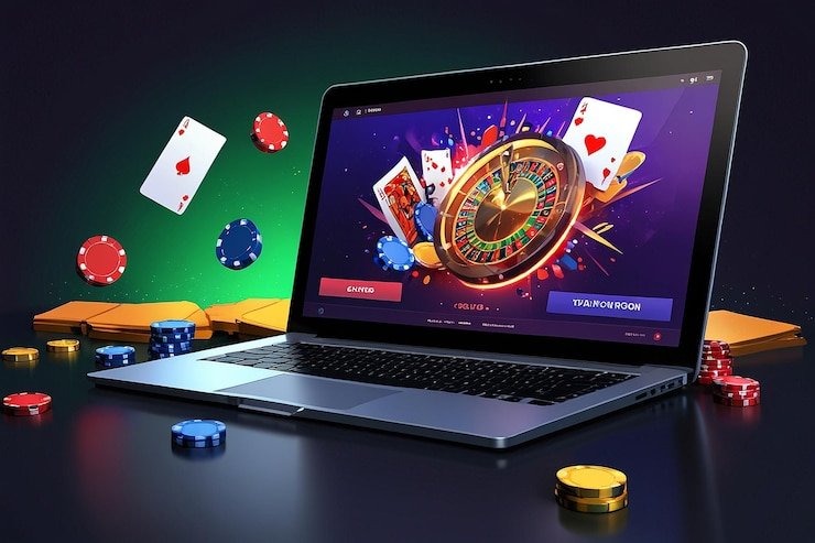 Antarmuka aplikasi togel slot menampilkan meja kasino langsung dan permainan slot